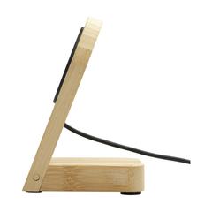 Vue Walter Bamboo Snap Dock chargeur rapide de couleur marron| Krokrodeal