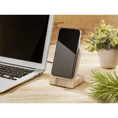 Vue Walter Bamboo Snap Dock chargeur rapide de couleur marron| Krokrodeal