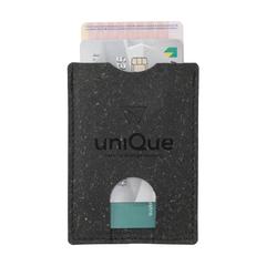 Vue Walter Wallet Snap Wallet -3- porte-cartes de couleur noir| Krokrodeal