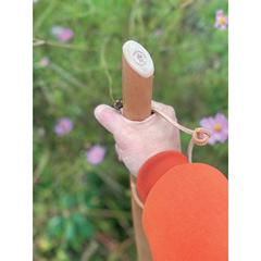 Vue CleanWalk Walkingstick bâton de marche de couleur marron| Krokrodeal