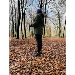 Vue CleanWalk Walkingstick bâton de marche de couleur marron| Krokrodeal