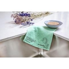 Vue Bio Dishcloth de couleur vert| Krokrodeal
