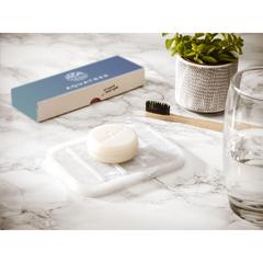 Vue Unwaste Soap Set savon, d'écorce et shampoing de couleur blanc| Krokrodeal