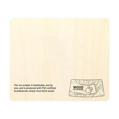 Vue Custom Wood Ice Scraper de couleur -| Krokrodeal