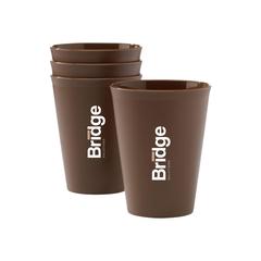 Vue Sugarcane Cup 200 ml tasse de couleur marron| Krokrodeal