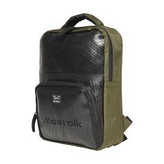 Vue Ecowings Funky Falcon Backpack sac à dos de couleur vert| Krokrodeal
