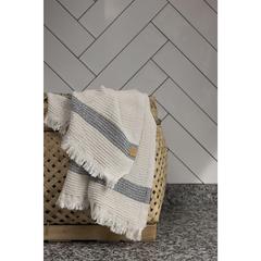 Vue Oxious Elegance Bathroom Towel serviette de bain de couleur beige| Krokrodeal