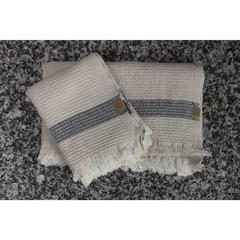 Vue Oxious Elegance Bathroom Towel serviette de bain de couleur beige| Krokrodeal