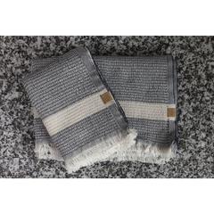Vue Oxious Elegance Bathroom Towel serviette de bain de couleur noir| Krokrodeal