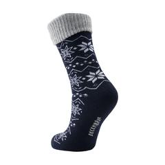 Vue Vodde Recycled Wool Winter Socks de couleur bleu| Krokrodeal