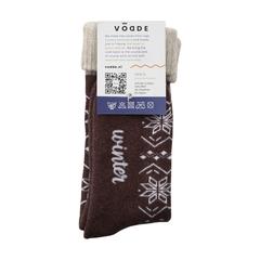 Vue Vodde Recycled Wool Winter Socks de couleur rouge| Krokrodeal