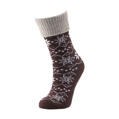 Vue Vodde Recycled Wool Winter Socks de couleur rouge| Krokrodeal