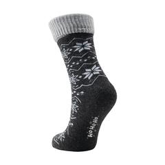 Vue Vodde Recycled Wool Winter Socks de couleur noir| Krokrodeal