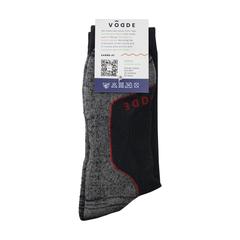 Vue Vodde Casual Recycled Work Socks de couleur noir| Krokrodeal