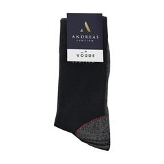 Vue Vodde Casual Recycled Work Socks de couleur noir| Krokrodeal