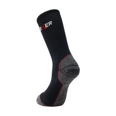Vue Vodde Casual Recycled Work Socks de couleur noir| Krokrodeal