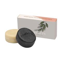 Vue Unwaste Duopack Scrub & Shampoobar Koffieolie de couleur marron| Krokrodeal
