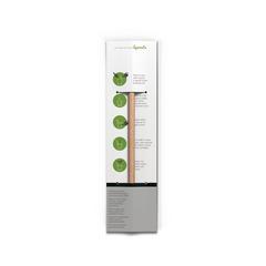 Vue Carte d'en-tête unique pour le crayon Sproutworld de couleur beige| Krokrodeal