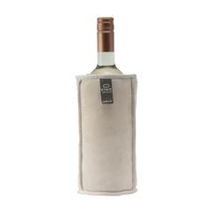 Vue KYWIE Wine Cooler Suede seau à glace de couleur beige| Krokrodeal