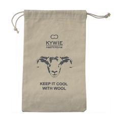 Vue KYWIE Wine Cooler Suede seau à glace de couleur beige| Krokrodeal