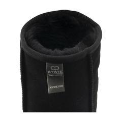 Vue KYWIE Wine Cooler Suede seau à glace de couleur noir| Krokrodeal