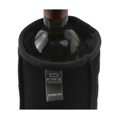 Vue KYWIE Wine Cooler Suede seau à glace de couleur noir| Krokrodeal