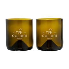 Vue Rebottled® Short Tumbler 2-pack verres de couleur vert| Krokrodeal