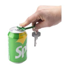 Vue Opener GRS Recycled Aluminium porte-clés de couleur vert| Krokrodeal