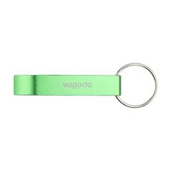 Vue Opener GRS Recycled Aluminium porte-clés de couleur vert| Krokrodeal