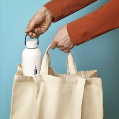 Vue Nevada RCS Recycled Steel Bottle 500 ml bouteille de couleur blanc| Krokrodeal