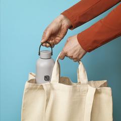 Vue Nevada RCS Recycled Steel Bottle 500 ml bouteille de couleur gris| Krokrodeal