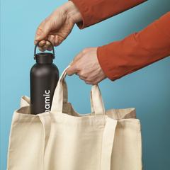 Vue Nevada RCS Recycled Steel Bottle 500 ml bouteille de couleur noir| Krokrodeal