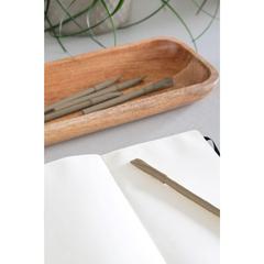 Vue Recycled Paper Pen stylo de couleur marron| Krokrodeal
