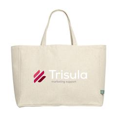 Vue Hemp Shopping Bag sac de couleur beige| Krokrodeal