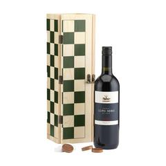 Vue Rackpack FSC-100% Gamebox Checkers de couleur marron| Krokrodeal