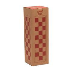 Vue Rackpack FSC-100% Gamebox Checkers de couleur marron| Krokrodeal