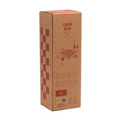 Vue Rackpack FSC-100% Gamebox Checkers de couleur marron| Krokrodeal