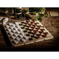 Vue Rackpack FSC-100% Gamebox Checkers de couleur marron| Krokrodeal