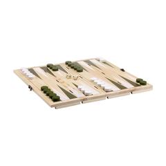 Vue Rackpack FSC-100% Gamebox Backgammon de couleur marron| Krokrodeal