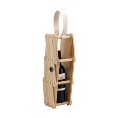 Vue Rackpack Wine Rack de couleur marron| Krokrodeal