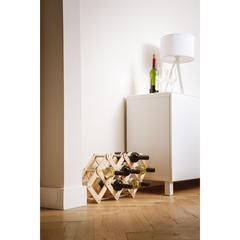 Vue Rackpack Wine Rack de couleur marron| Krokrodeal