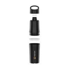 Vue BE O Bottle 500 ml bouteille de couleur noir| Krokrodeal