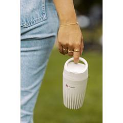 Vue BE O Coffee Cup 340 ml gobelet à emporter de couleur beige| Krokrodeal