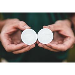 Vue Tomorrow golf Single Pack Recycled Golf Balls de couleur blanc| Krokrodeal