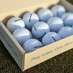 Vue Tomorrow golf Single Pack Recycled Golf Balls de couleur blanc| Krokrodeal
