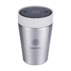 Vue Circular&Co Recycled Stainless Steel Coffee Cup 227 ml de couleur blanc| Krokrodeal