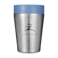 Vue Circular&Co Recycled Stainless Steel Coffee Cup 227 ml de couleur bleu| Krokrodeal