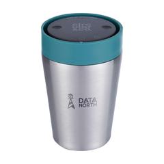Vue Circular&Co Recycled Stainless Steel Coffee Cup 227 ml de couleur vert| Krokrodeal