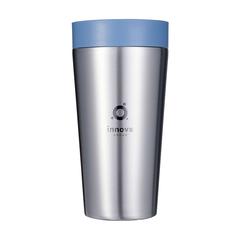 Vue Circular&Co Recycled Stainless Steel Coffee Cup 340 ml de couleur bleu| Krokrodeal