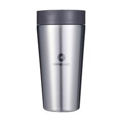 Vue Circular&Co Recycled Stainless Steel Coffee Cup 340 ml de couleur noir| Krokrodeal